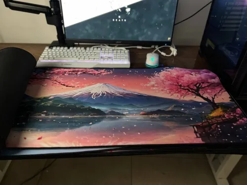 Tapis de Souris Gamer XXL 900x400x2mm  Grand Tapis de Bureau pour Clavier et Souris
