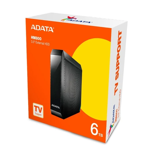 Disque Dur Externe 6To ADATA HM800 - USB 3.2 High Speed 3.5"