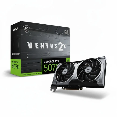 CARTE GRAPHIQUE MSI GeForce RTX 5070 12GB GDDR7 VENTUS 2X OC