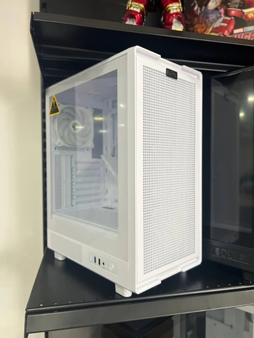 Boitier Gamer NOX APEX FLOW full White plus 4Pcs Fans RGB