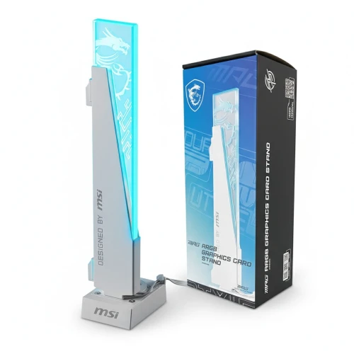 SUPPORT GPU CARTE GRAPHIQUE MSI MPG ARGB WHITE