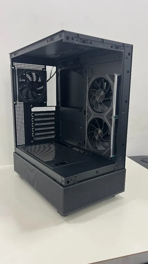 Boitier Gamer NOX PHANTOM full Black plus 3Pcs Fans M42-12cm ARGB