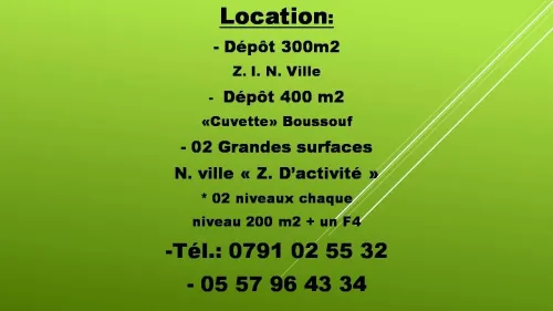 Location Hangar Constantine El khroub