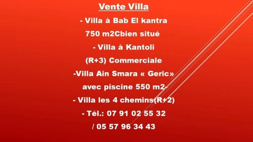 Vente Villa Constantine Constantine