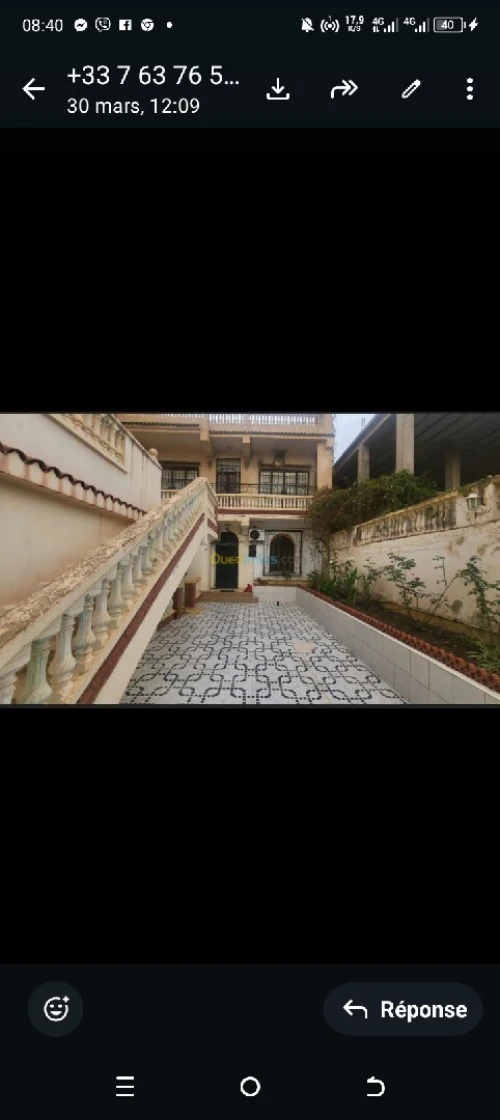 Vente Villa Tipaza Cherchell