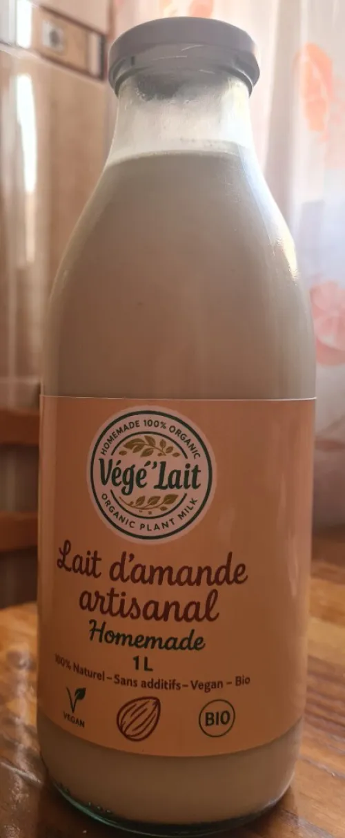 Lait d'Amande 100% Naturel et Fait Maison