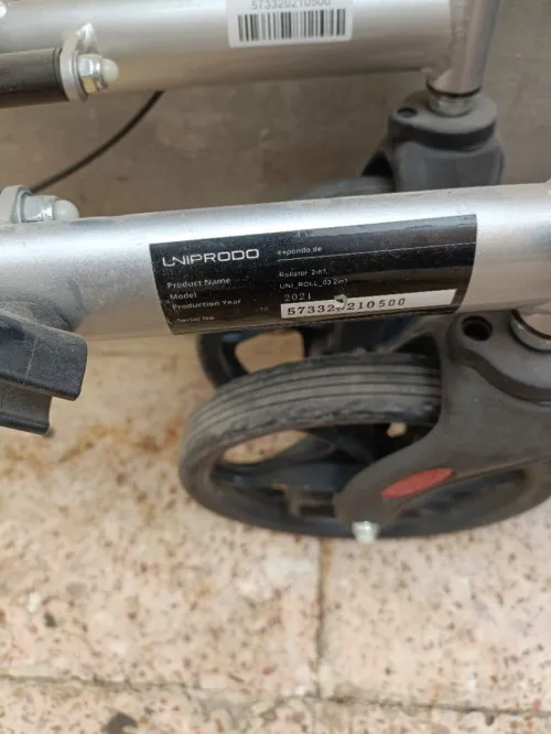 Déambulateur rollator 2 en 1 مشاية