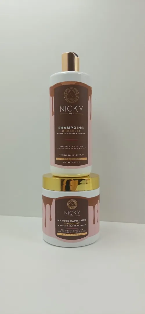 Nicky Paris Shampoing et crème pour soins capillaire 