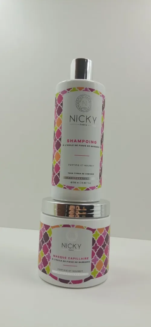 Nicky Paris Shampoing et crème pour soins capillaire 