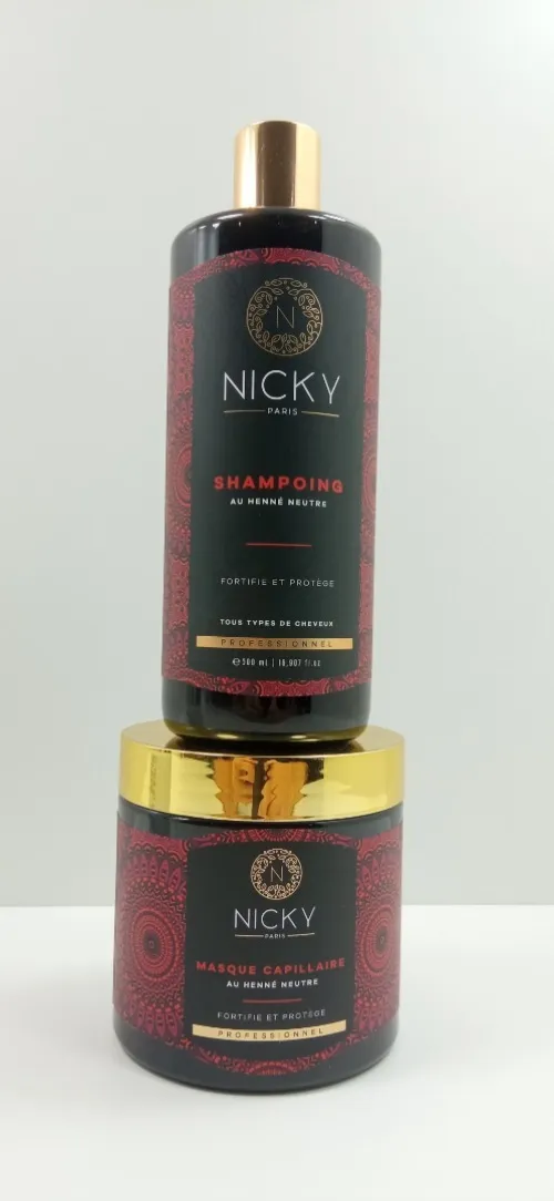 Nicky Paris Shampoing et crème pour soins capillaire 