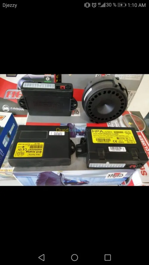 Électricité auto alarme 