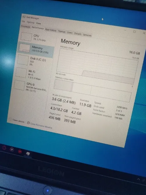 Lenovo Légion Ryzen 7 5800H rtx 3060
