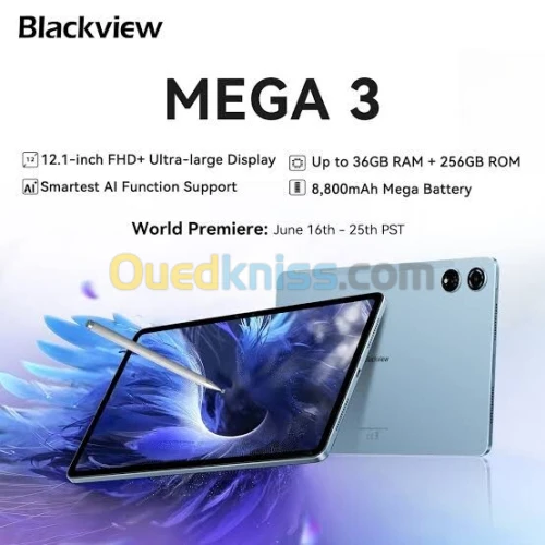 BLACKVIEW MEGA 3  (12،1 inch)  12GB/256GB