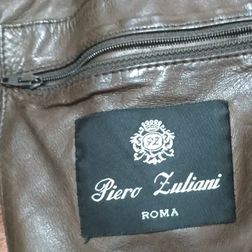 Veste homme en cuir véritable