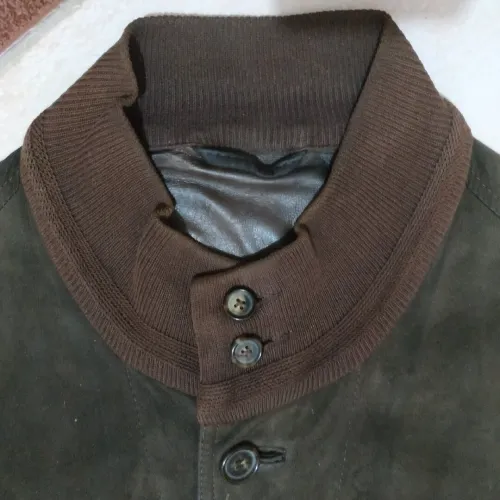 Veste homme en cuir véritable