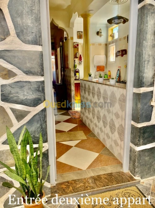 Location vacances Niveau De Villa F3 Alger Ain benian