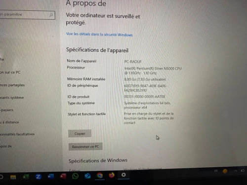 Lenovo ThinkPad Yoga11e i5 8GB 128 SSD 11.6 Pouces Tactile