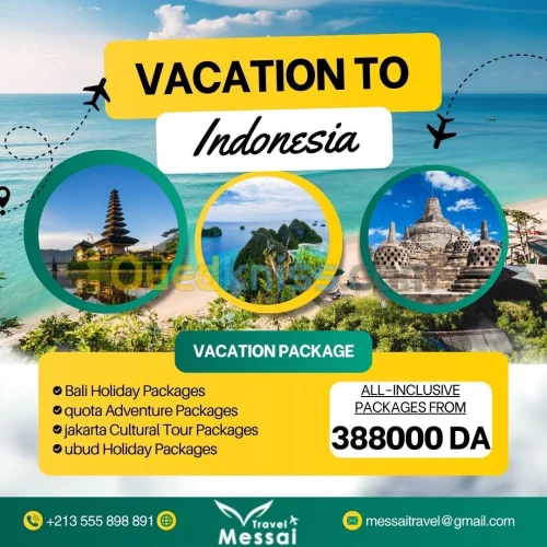 Voyage organisé à Bali