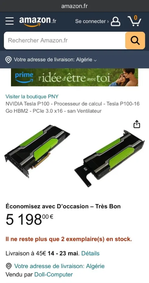 NVIDIA tesla P100