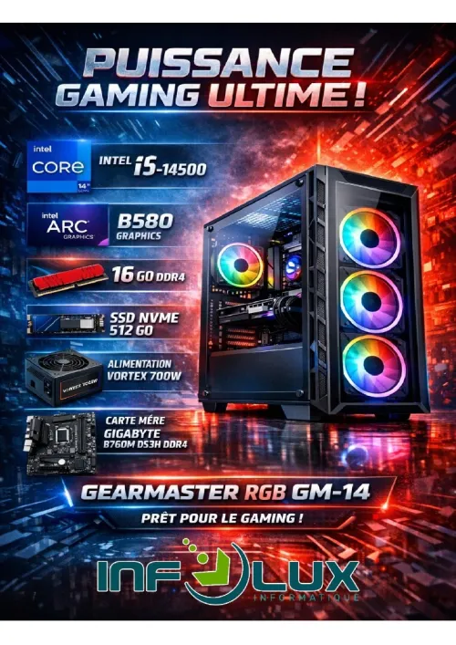 PC GAMER HAUTE PERFORMANCE 1440P AI PC READY