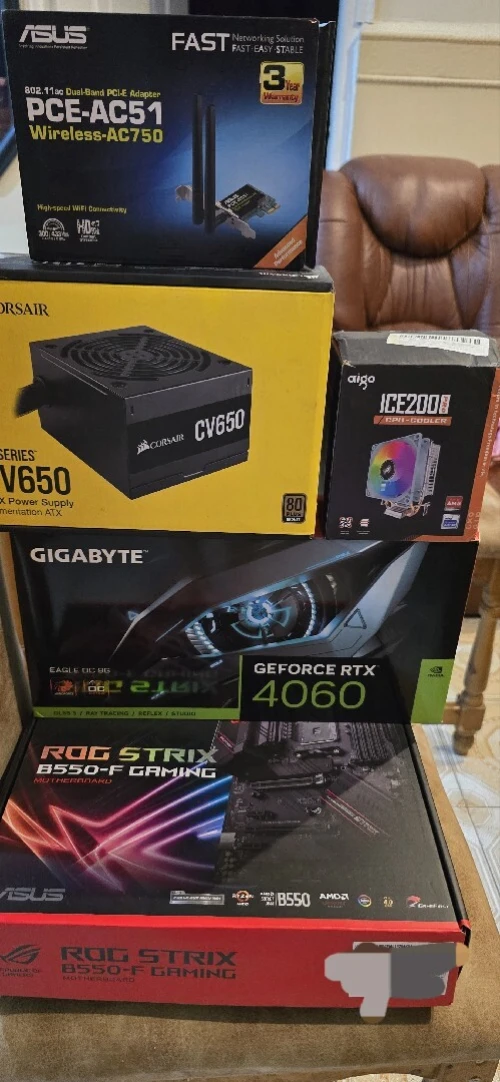 PC gamer asus rog avec écran 144hz
