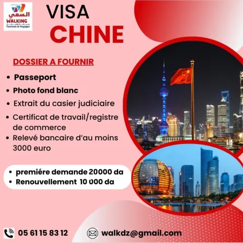 VISA CHINE