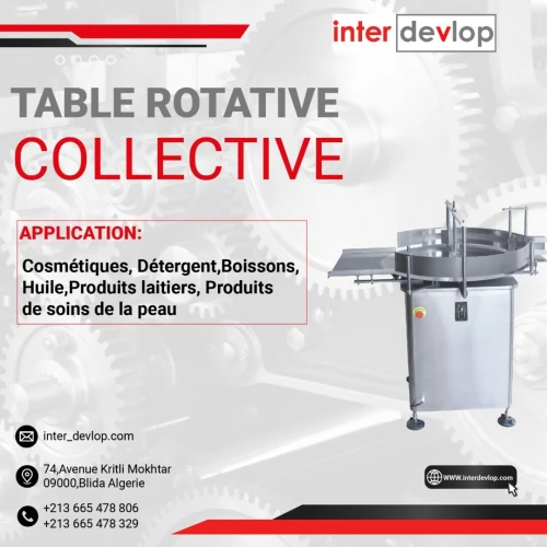 TABLE COLLECTIVE ROTATIVE