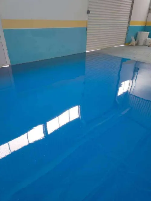 Revêtement de sol industriel en epoxy 