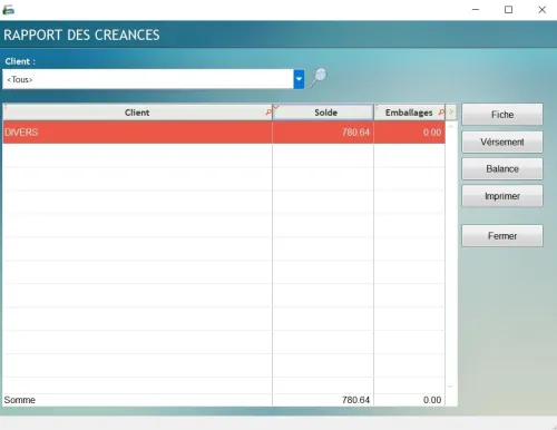 LOGICIEL DE GESTION COMMERCIALE