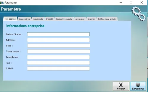 LOGICIEL DE GESTION COMMERCIALE