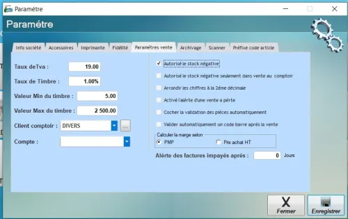 LOGICIEL DE GESTION COMMERCIALE