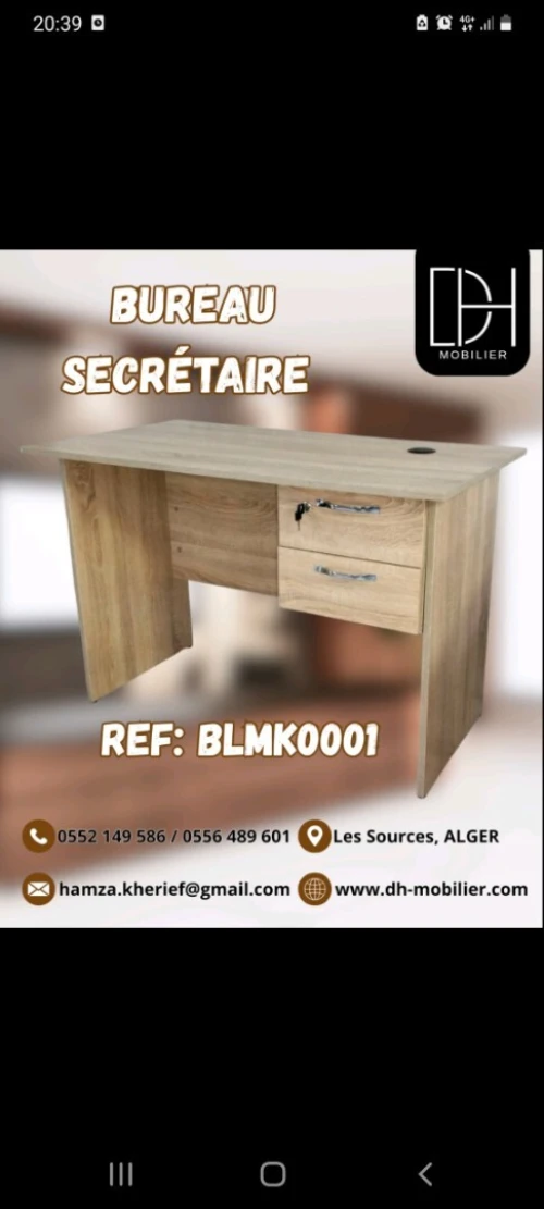 bureau secrétaire