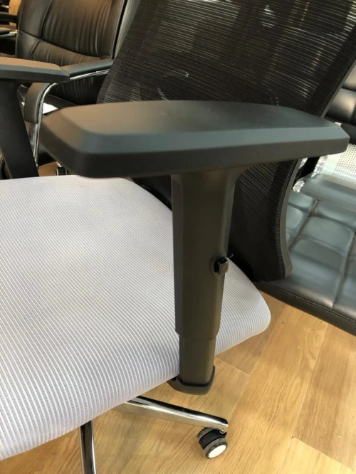 Chaise Opérateur Ergonomique en Filet avec Repose-tête ,des Accoudoirs et un Soutien dorsal réglable