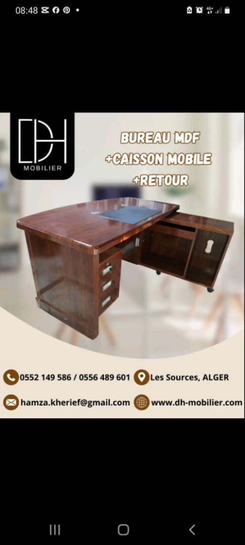 Bureau en MDF
