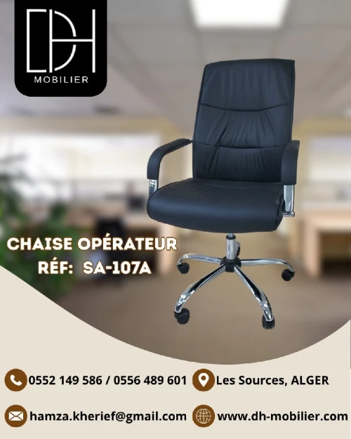 Chaise opérateur pour votre espace de travail 