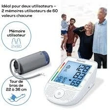Beurer BM 49 Tensiomètre au Bras à Fonction Vocale