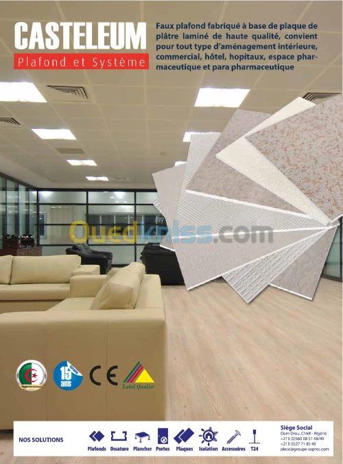 Faux Plafond Démontable / Plafond Démontable