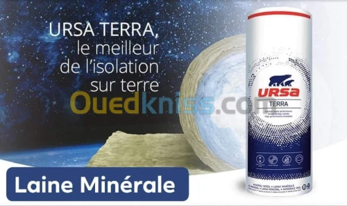 URSA Isolation PNU38 // Pour Cloison, Contre Cloison et Plafond // Laine Minérale Acoustique URSA