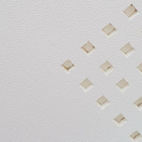 Plaque de plâtre acoustique perforée/ faux plafond démontable perforée