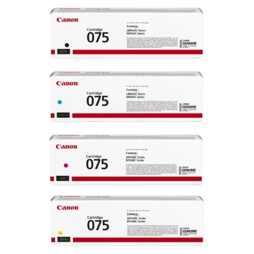 Jeux de Toner Canon 075 Original (Pack 4 Couleurs)