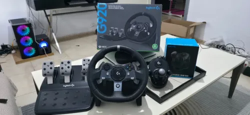 LOGITECH G920 + SHIFTER 10/10 AVEC BOITE