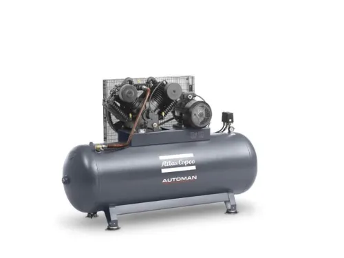 Compresseur 500L 10 chevaux (pouchka) Atlas copco tête en V 4 pistons 