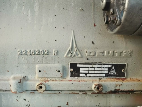 Moteur Deutz rien à prévoir