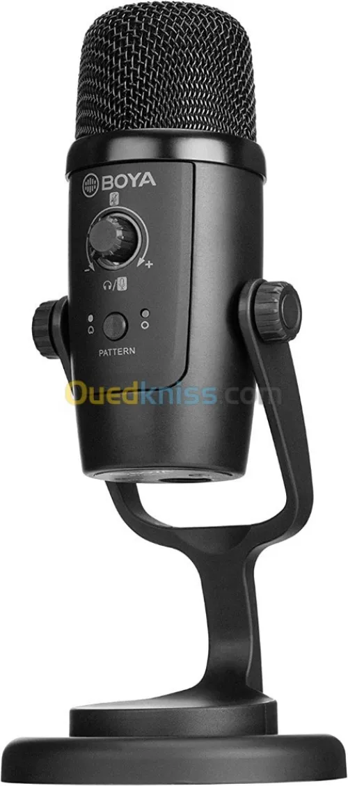 Boya BY-PM500 MICROPHONE À CONDENSATEUR - DOUBLE DIRECTIVITÉ - 24BITS/48 KHZ - USB/USB-C
