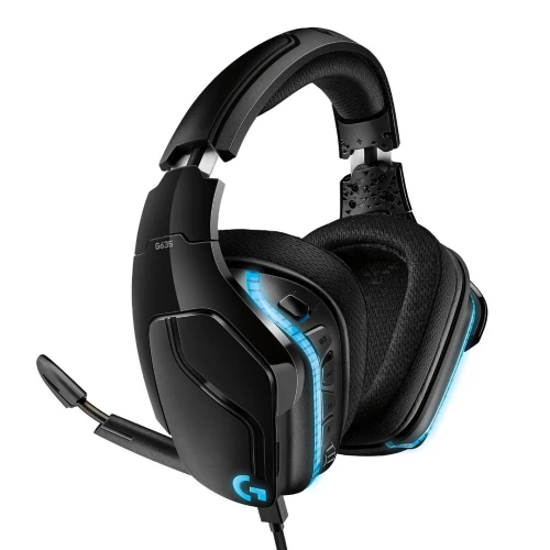 LOGITECH G635 - CASQUE GAMING SANS FIL/ FILAIRE - 2,4GHZ - JACK 3.5 - USB-C - RGB - SURROUND -BLACK
