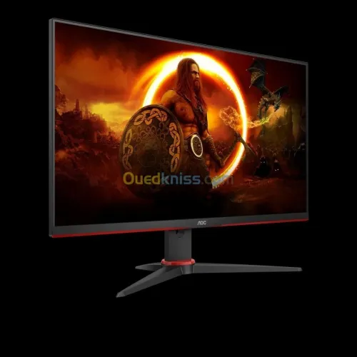 Ecran AOC 24 G2E5 24" Full HD - 1 Ms - 75 Hz Format Large 16/9 - Dalle IPS - HDMI - VGA- Noir Rouge