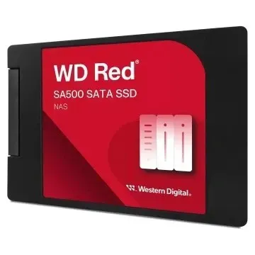 WESTERN DIGITAL RED SA500 - 500GB SSD SATA 2.5 - 6GB/S - 560MB/S - NAS 3D NAND - SYNOLOGY - BLACK