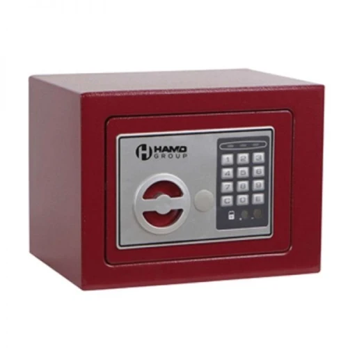 COFFRE FORT SE-S17EV - ACIER DURABLE - 25x19x19 cm - PANNEAU ÉLECTRONIQUE - SÉCURITÉ MAXIMALE -NOIR