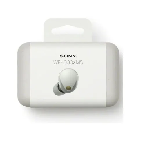 SONY WF-1000XM5 - TRUE WIRELESS - BLUETOOTH - MICROPHONE - CASE CHARGE - ETANCHE - NC- SILVER