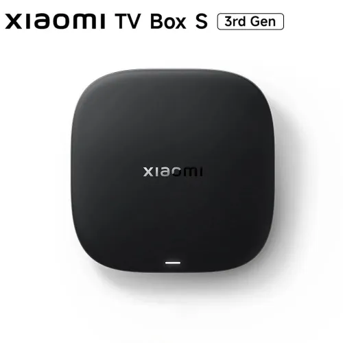 XIAOMI TV BOX S 3RD GEN 4K - GOOGLE TV - 32GO - 2Go - WI-FI 6 - HDMI 2.1 - BLUETOOTH 5.2 - NOIR